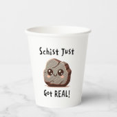 Schist 得 -実在 Nerdy Rock Pun -おめでとう/運 紙コップ (正面)