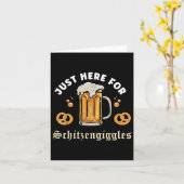 Schitzengigglesのグループバチュラーパーティはこちら カード (黄色い花)