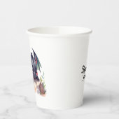 Schlafender Drache mit grünen Flügeln 紙コップ (左)