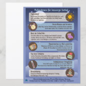 Schlafhygiene-Infoblätter für Klienten/Patienten セーブザデート (正面/裏面)