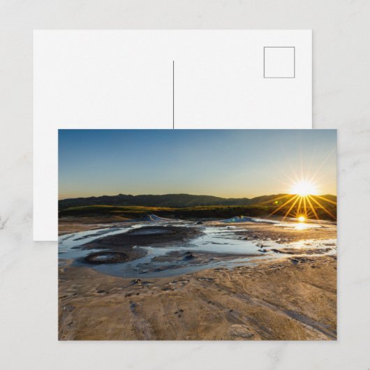 Schlammvulkane von Berca Rumänien ポストカード (正面/裏面)