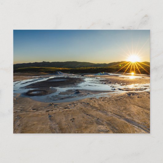 Schlammvulkane von Berca Rumänien ポストカード (正面)