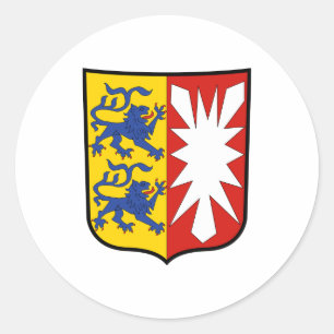Schleswigホルスタイン役人ドイツ紋章付き外衣 ラウンドシール