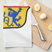 Schleswigホルスタイン(ドイツ)の紋章付き外衣 キッチンタオル (四つ折り)
