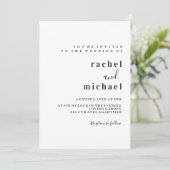 Schlicht Elegant 招待状 (スタンド正面)