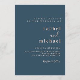 Schlicht elegante 招待状