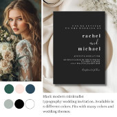 Schlicht elegante 招待状