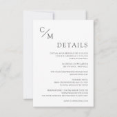 Schlicht elegante Monogramm (正面)