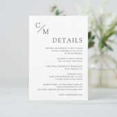 Schlicht elegante Monogramm (スタンド正面)