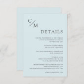 Schlicht elegante Monogramm (正面/裏面)