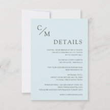 Schlicht elegante Monogramm