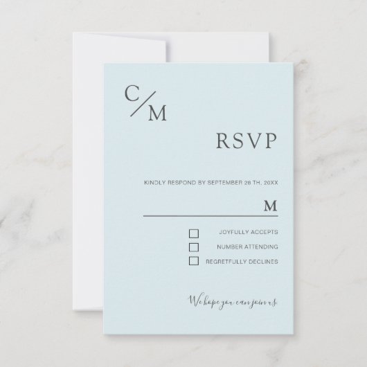 Schlicht elegante Monogramm (正面)