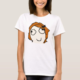 Schlickの(赤い)ミームのワイシャツとのDerpina Tシャツ
