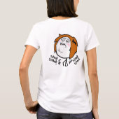 Schlickの(赤い)ミームのワイシャツとのDerpina Tシャツ (裏面)