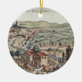 Schlos Hernalのウィーンの北の眺め セラミックオーナメント (正面)