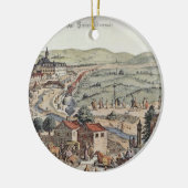 Schlos Hernalのウィーンの北の眺め セラミックオーナメント (左)