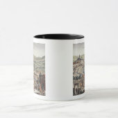 Schlos Hernalのウィーンの北の眺め マグカップ (中央)