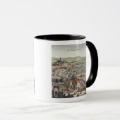 Schlos Hernalのウィーンの北の眺め マグカップ (正面右)