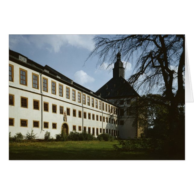 Schloss Friedenstein、1643-54年に造られるGotha (正面横)