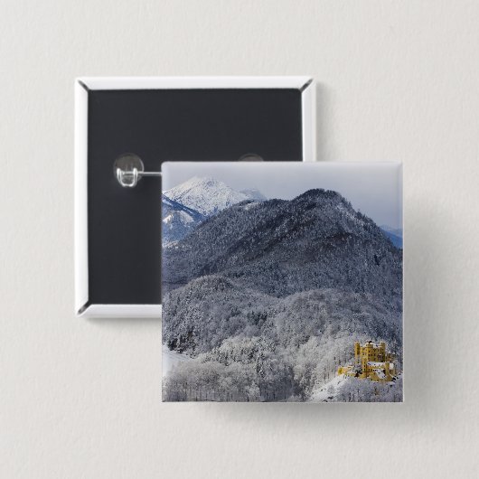 Schloss Hohenschwangau 缶バッジ (正面&裏面)