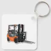 Schlüsselanhänger aus Metall mit Gabelstapler キーホルダー (裏面)