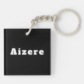 Schlüsselanhänger mit Namen Aizere キーホルダー (裏面)