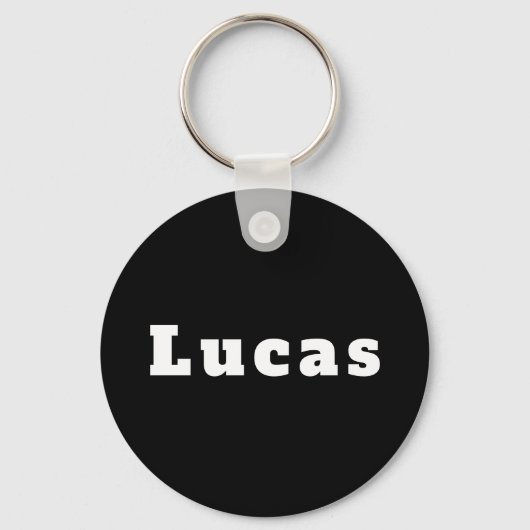 Schlüsselanhänger mit Namen Lucas キーホルダー (正面)