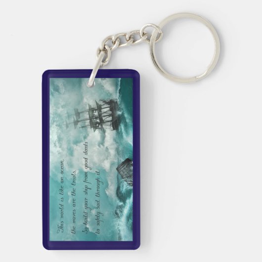 Schlüsselanhänger mit Schiff キーホルダー (裏面)