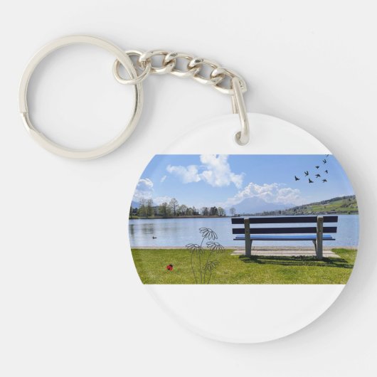 Schlüsselanhänger See & Hafen – Ruhe für unterwegs キーホルダー (正面)