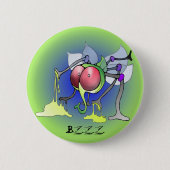 Schmeissfliege, Schmeißfliege, fly, flies, button 缶バッジ (正面)