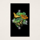 Schmetterling mit Sterenchen, Regentropfen, Blatte (裏面)