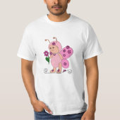 Schmetterling Rosa Tシャツ (正面)