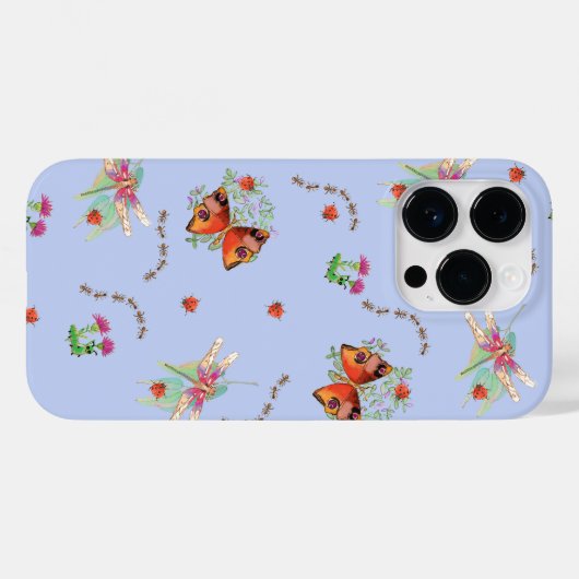 Schmetterling und Glückskäfer Case-Mate iPhoneケース (裏面 (横))