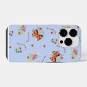 Schmetterling und Glückskäfer iPhoneケース (裏面横)