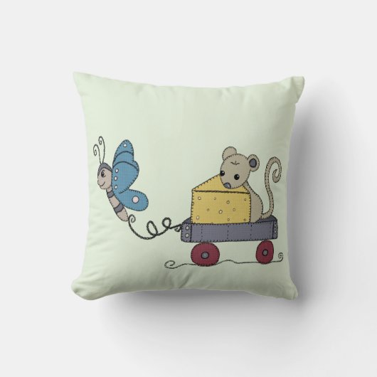 Schmetterling und Maus クッション (正面)