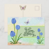 Schmetterlinge Vintag Postkarte ポストカード (正面/裏面)
