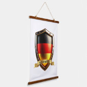 Schmidt Germany Heritage Shield 吊り下げ型タペストリー (傾斜あり)