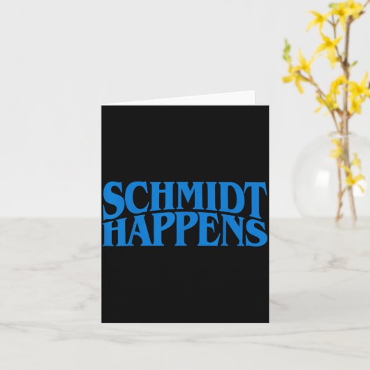 Schmidt Happens German Name  カード (黄色い花)