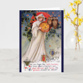 Schmucker: ハロウィン カード (黄色い花)