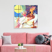 Schmuker：ハロウィーン時間 キャンバスプリント (インサイチュ (リビング))