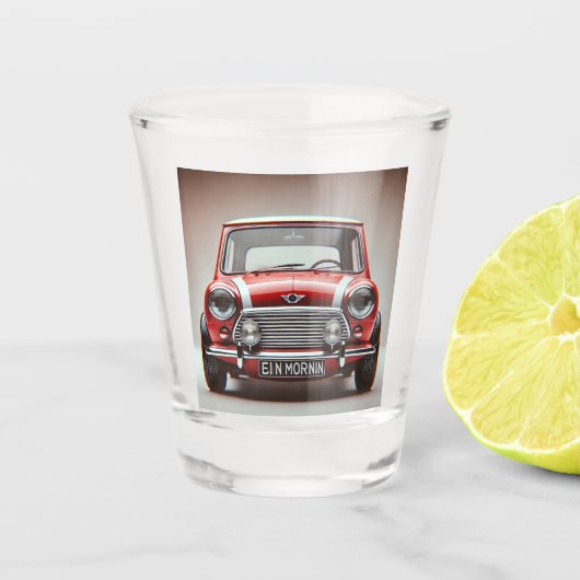Schnaps Glas Mini Morris ショットグラス (正面)