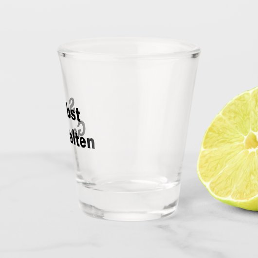 Schnapsglas Shotglas Selbst Gestalten - Vorlage ショットグラス (右)