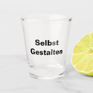 Schnapsglas Shotglas Selbst Gestalten - Vorlage ショットグラス