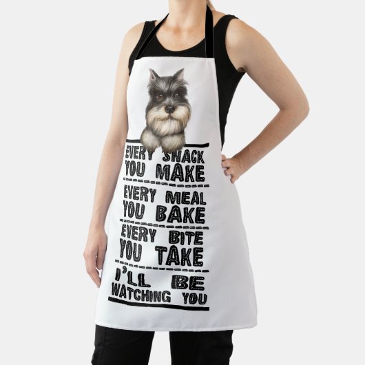Schnauzerあなたがエプロンを作るすべてのスナック エプロン (インサイチュ)