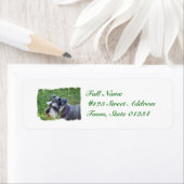 Schnauzer宛名ラベル ラベル (インサイチュ)