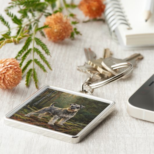 Schnauzer キーホルダー (側面)