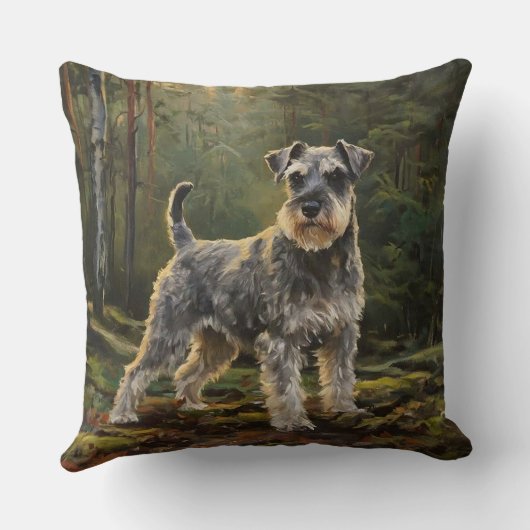 Schnauzer  クッション (裏面)