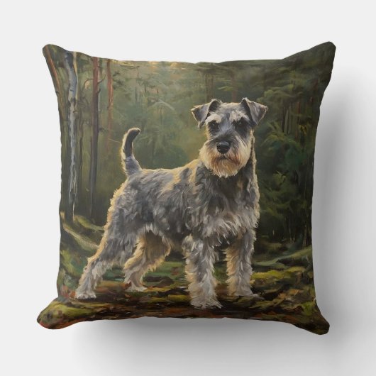 Schnauzer  クッション (正面)