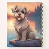 Schnauzer by Lake ノートブック (裏面)
