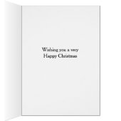 Schnauzer 'Cheese Tax' Christmas card (内側 (右))